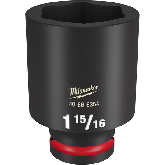 Milwaukee Tool SHOCKWAVE Impact Duty  3/4""Drive 1-15/16"" Deep 6 Point Socket