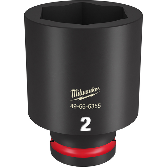 Milwaukee Tool SHOCKWAVE Impact Duty  3/4""Drive 2"" Deep 6 Point Socket