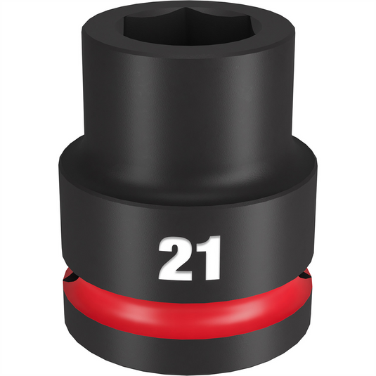 Milwaukee Tool SHOCKWAVE Impact Duty  3/4""Drive 21MM Standard 6 Point Socket