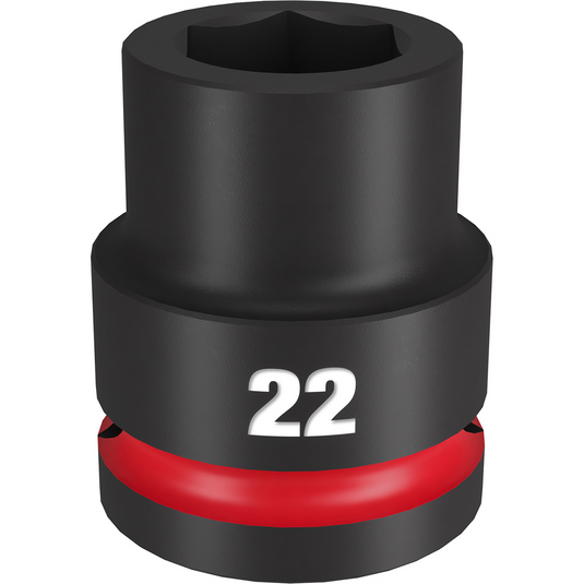 Milwaukee Tool SHOCKWAVE Impact Duty  3/4""Drive 22MM Standard 6 Point Socket