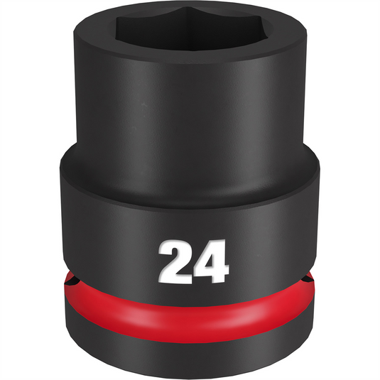 Milwaukee Tool SHOCKWAVE Impact Duty  3/4""Drive 24MM Standard 6 Point Socket