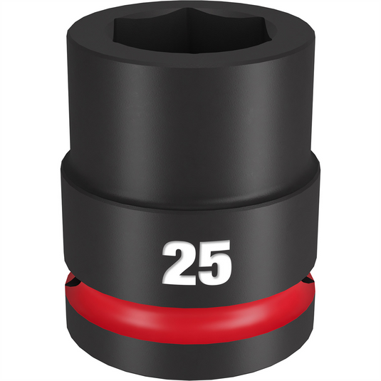 Milwaukee Tool SHOCKWAVE Impact Duty  3/4""Drive 25MM Standard 6 Point Socket