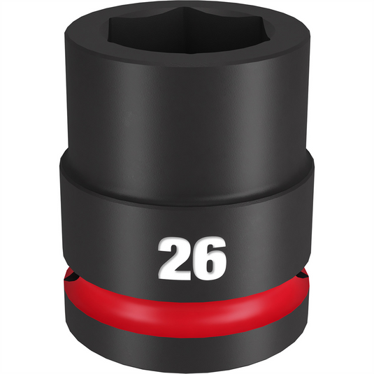 Milwaukee Tool SHOCKWAVE Impact Duty  3/4""Drive 26MM Standard 6 Point Socket