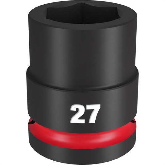 Milwaukee Tool SHOCKWAVE Impact Duty  3/4""Drive 27MM Standard 6 Point Socket