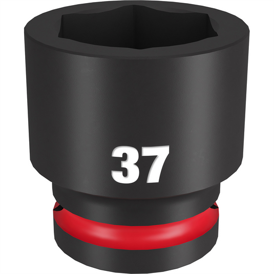 Milwaukee Tool SHOCKWAVE Impact Duty  3/4""Drive 37MM Standard 6 Point Socket