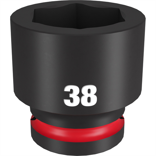 Milwaukee Tool SHOCKWAVE Impact Duty  3/4""Drive 38MM Standard 6 Point Socket