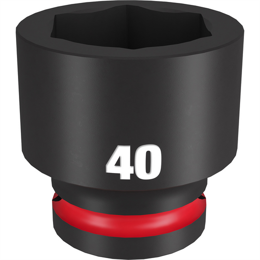 Milwaukee Tool SHOCKWAVE Impact Duty  3/4""Drive 40MM Standard 6 Point Socket