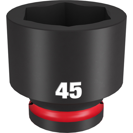 Milwaukee Tool SHOCKWAVE Impact Duty  3/4""Drive 45MM Standard 6 Point Socket