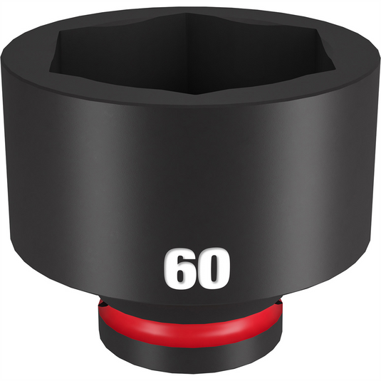 Milwaukee Tool SHOCKWAVE Impact Duty  3/4""Drive 60MM Standard 6 Point Socket