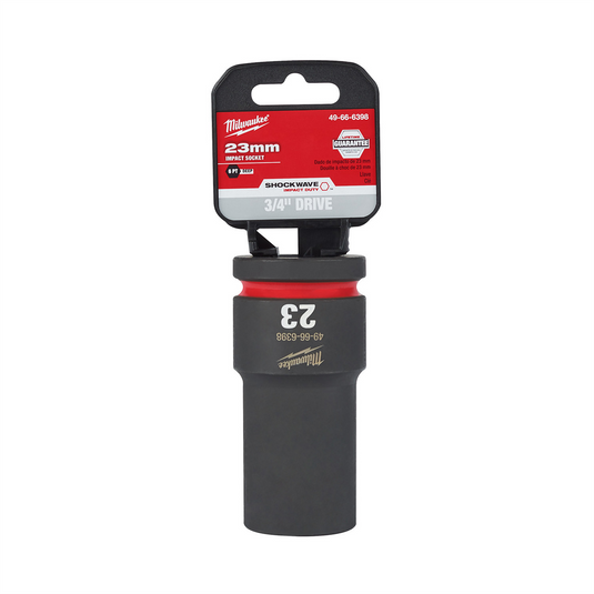 Milwaukee Tool SHOCKWAVE Impact Duty  3/4""Drive 23MM Deep 6 Point Socket