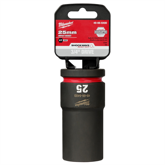 Milwaukee Tool SHOCKWAVE Impact Duty  3/4""Drive 25MM Deep 6 Point Socket