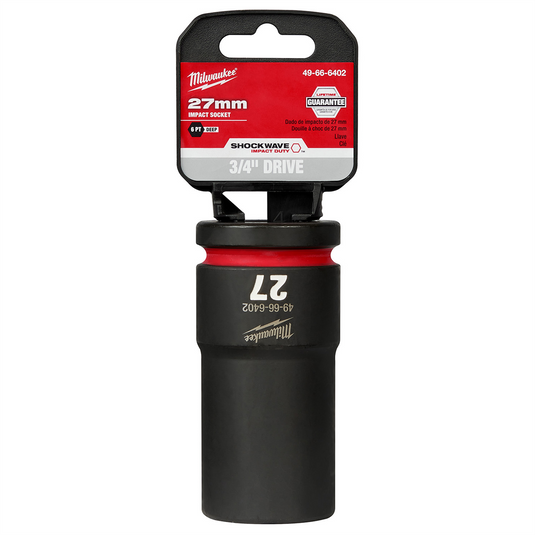 Milwaukee Tool SHOCKWAVE Impact Duty  3/4""Drive 27MM Deep 6 Point Socket