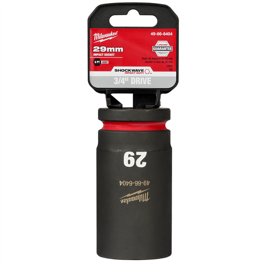 Milwaukee Tool SHOCKWAVE Impact Duty  3/4""Drive 29MM Deep 6 Point Socket