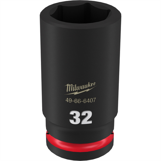 Milwaukee Tool SHOCKWAVE Impact Duty  3/4""Drive 32MM Deep 6 Point Socket