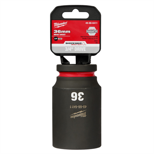 Milwaukee Tool SHOCKWAVE Impact Duty  3/4""Drive 36MM Deep 6 Point Socket