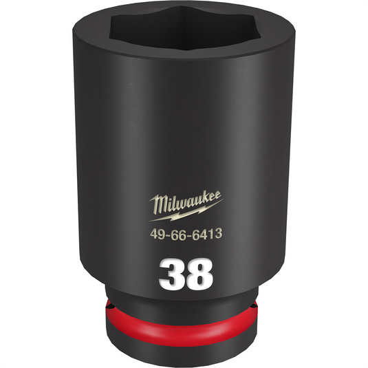 Milwaukee Tool SHOCKWAVE Impact Duty  3/4""Drive 38MM Deep 6 Point Socket