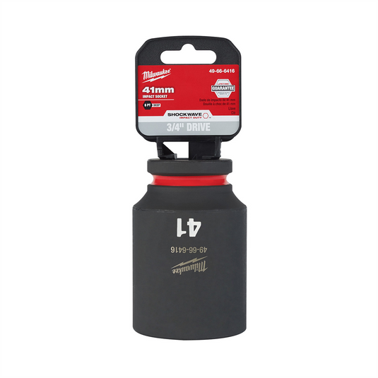 Milwaukee Tool SHOCKWAVE Impact Duty  3/4""Drive 41MM Deep 6 Point Socket