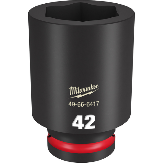 Milwaukee Tool SHOCKWAVE Impact Duty  3/4""Drive 42MM Deep 6 Point Socket