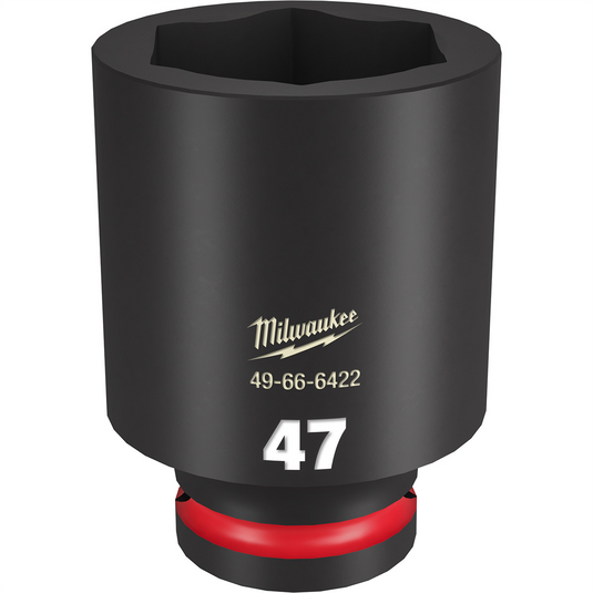 Milwaukee Tool SHOCKWAVE Impact Duty  3/4""Drive 47MM Deep 6 Point Socket