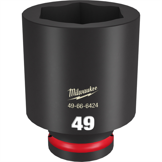 Milwaukee Tool SHOCKWAVE Impact Duty  3/4""Drive 49MM Deep 6 Point Socket