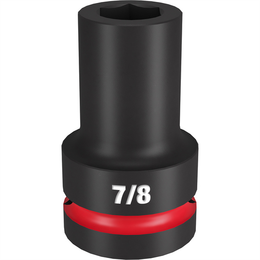 Milwaukee Tool SHOCKWAVE Impact Duty  1""Drive 7/8"" Deep 6 Point Socket