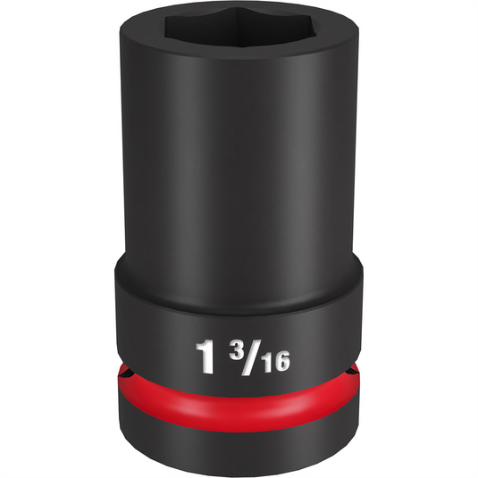 Milwaukee Tool SHOCKWAVE Impact Duty  1""Drive 1-3/16"" Deep 6 Point Socket