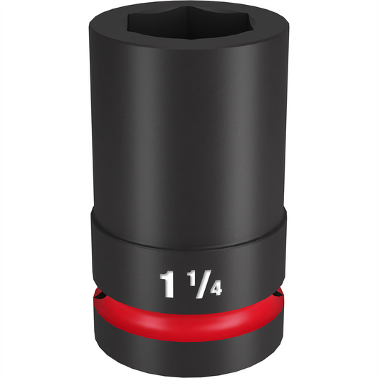 Milwaukee Tool SHOCKWAVE Impact Duty  1""Drive 1-1/4"" Deep 6 Point Socket