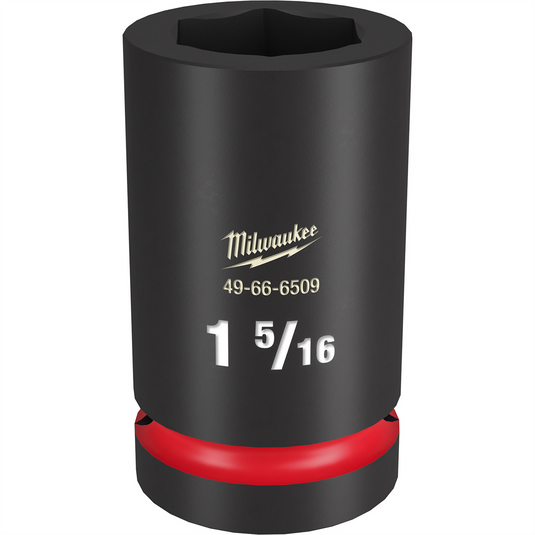Milwaukee Tool SHOCKWAVE Impact Duty  1""Drive 1-5/16"" Deep 6 Point Socket