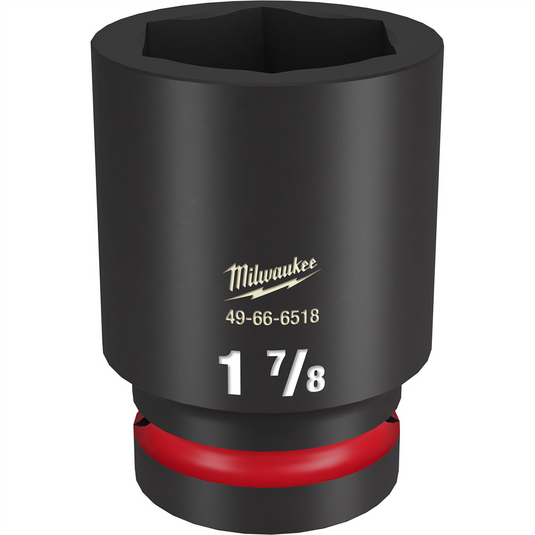 Milwaukee Tool SHOCKWAVE Impact Duty  1""Drive 1-7/8"" Deep 6 Point Socket