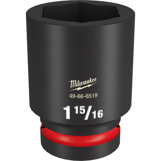 Milwaukee Tool SHOCKWAVE Impact Duty  1""Drive 1-15/16"" Deep 6 Point Socket