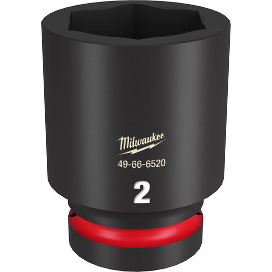 Milwaukee Tool SHOCKWAVE Impact Duty  1""Drive 2"" Deep 6 Point Socket