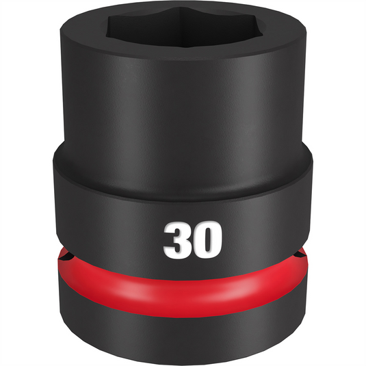 Milwaukee Tool SHOCKWAVE Impact Duty  1""Drive 30MM Standard 6 Point Socket