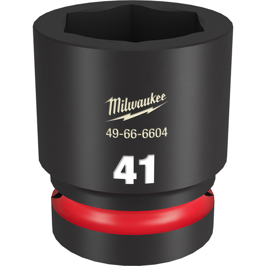 Milwaukee Tool SHOCKWAVE Impact Duty  1""Drive 41MM Standard 6 Point Socket