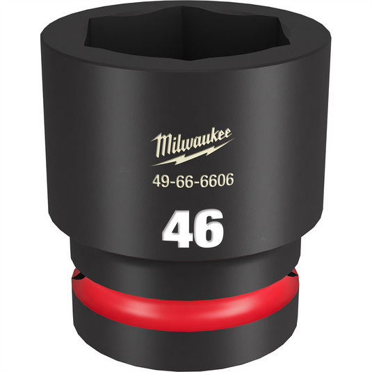 Milwaukee Tool SHOCKWAVE Impact Duty  1""Drive 46MM Standard 6 Point Socket