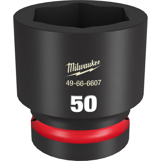Milwaukee Tool SHOCKWAVE Impact Duty  1""Drive 50MM Standard 6 Point Socket