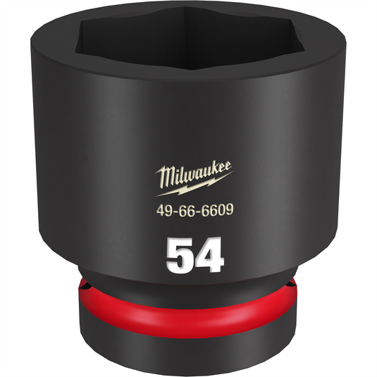 Milwaukee Tool SHOCKWAVE Impact Duty  1""Drive 54MM Standard 6 Point Socket