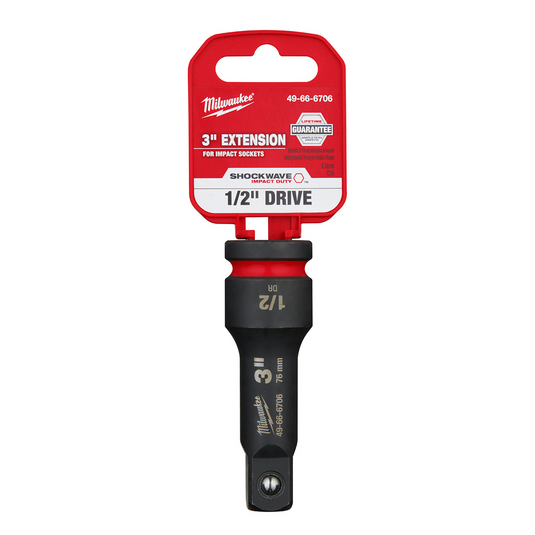 Milwaukee Tool SHOCKWAVE Impact Duty  1/2"" Drive 3"" Extension