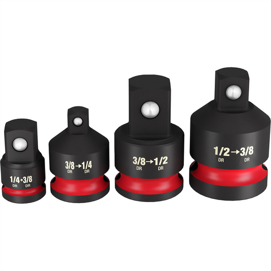 Milwaukee Tool SHOCKWAVE Impact Duty  1/4""-1/2""Drive  Adapter Set