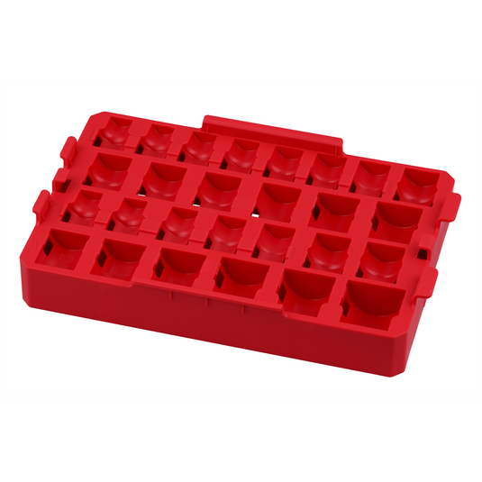 Milwaukee Tool SHOCKWAVE Impact Duty Socket 1/2&rdquo; Dr 27PC SAE TRAY ONLY