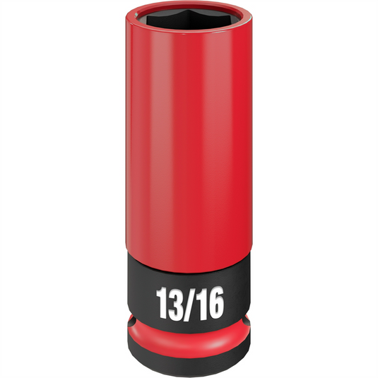Milwaukee Tool SHOCKWAVE Impact Duty 1/2 Drive 13/16"" SAE Lug Nut Wheel Socket