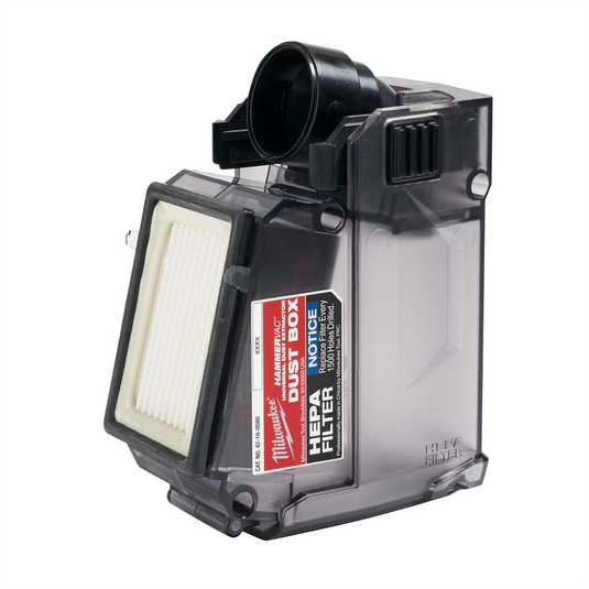 Milwaukee Tool M12 HAMMERVAC  Universal Dust Extractor Dust Box; Filter and Lid