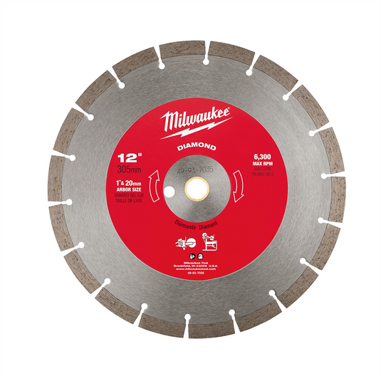 Milwaukee Tool 12"" Diamond Segmented