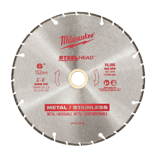 Milwaukee Tool 6"" SteelHead Diamond Cut-Off