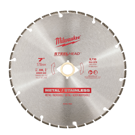 Milwaukee Tool 7"" SteelHead Diamond Cut-Off