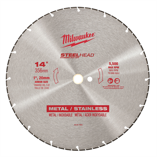 Milwaukee Tool 14"" SteelHead Diamond Cut-Off
