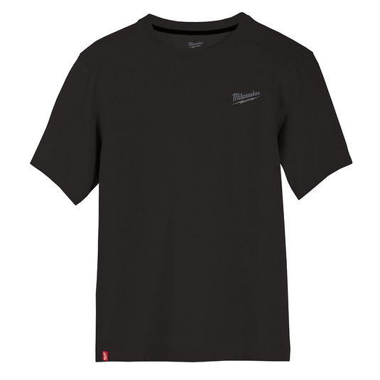 Milwaukee Tool HYBRID WORK TEE - SS BLACK L