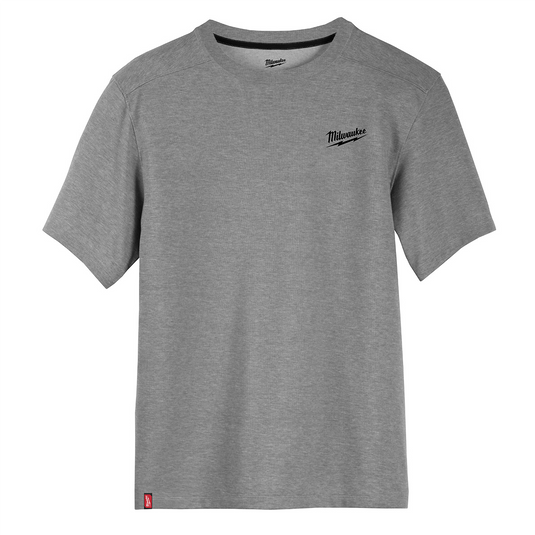Milwaukee Tool HYBRID WORK TEE  - SS GRAY XL