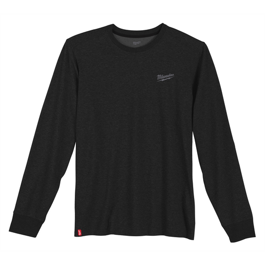 Milwaukee Tool HYBRID WORK TEE - LS BLACK L