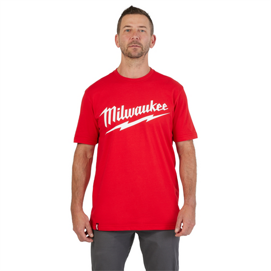 Milwaukee Tool Heavy Duty T-Shirt - Short Sleeve Logo Red 3X