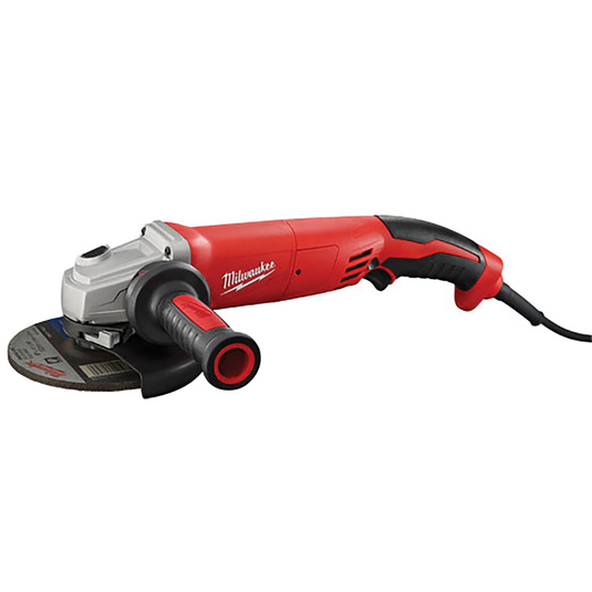 Milwaukee Tool 13 Amp 5"" Small Angle Grinder Trigger Grip; Lock-On